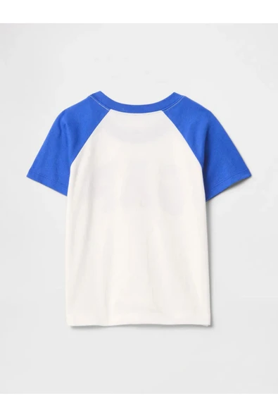 V-Frch Bf Ss Logo Raglan K.Kol Tshırt - Resim 3