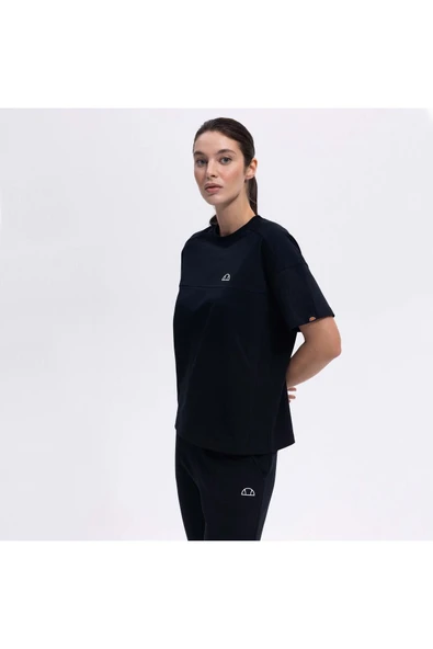 ELLESSE Kadın Siyah Tişört EF394 - Resim 5