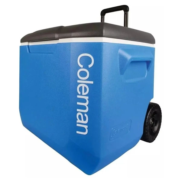 Coleman Performance Tri Coler Wheeled 60 QT Tekerlekli Soğutucu Buzluk 56 Lt MAVİ ürün görseli 1