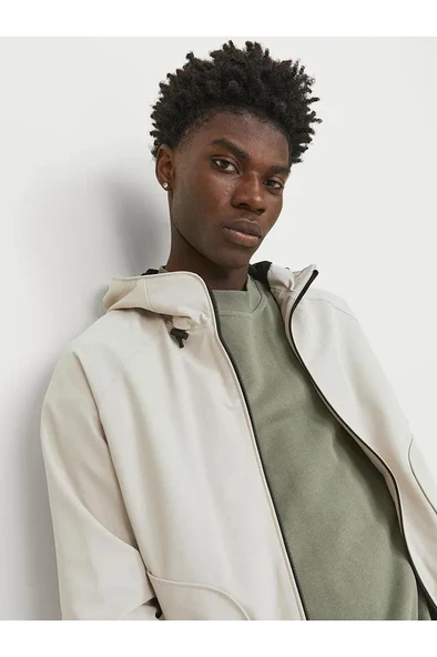 Jack & Jones Erkek Krem Ceket 12252910 - Resim 4