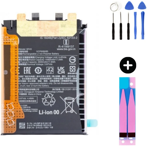 Xiaomi Mi 12 Pro BP45 Uyumlu A Kalite Batarya Pil + Montaj Seti ürün görseli 1