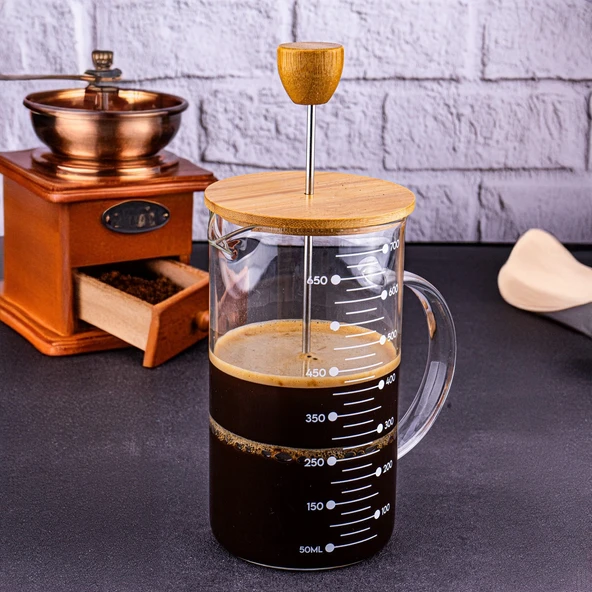 Bambum Leonardo French Press 700 ml - Resim 3