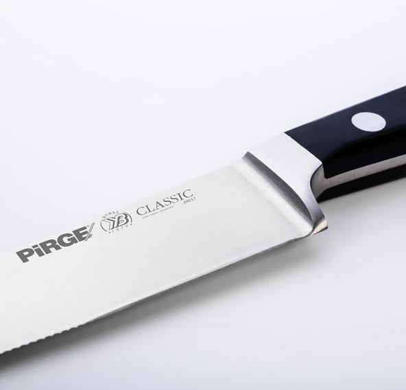 Pirge Classic Geniş Steak Bıçağı 49017 12cm Siyah ürün görseli 1