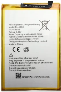 İnfinix Zero 8 BL-44CX Uyumlu Güçlendirilmiş İthal Pil + Montaj Seti ürün görseli 1