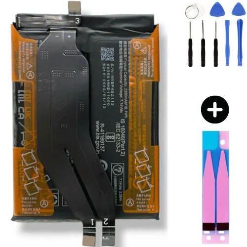 Xiaomi Pocophone Poco F4 GT BP48 Uyumlu A Kalite Batarya Pil + Montaj Seti ürün görseli 1