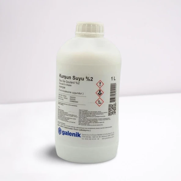 Galenik Kurşun Suyu 1 Lt Eau De Goulard ürün görseli 1