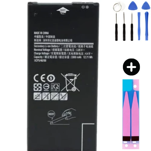Samsung Galaxy J7 Max G615f Uyumlu A Kalite Batarya Pil + Montaj Seti ürün görseli 1