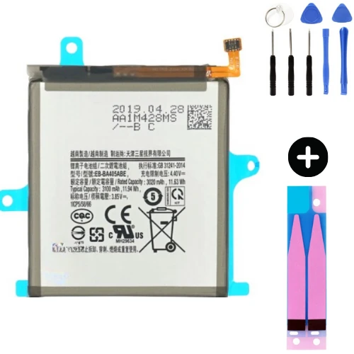 Samsung Galaxy A40 A405f Uyumlu A Kalite Batarya Pil + Montaj Seti ürün görseli 1