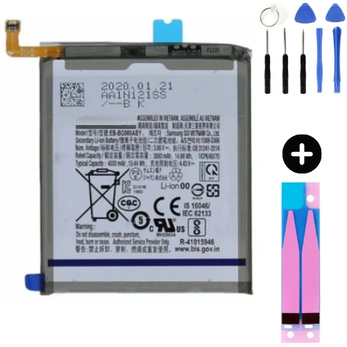Samsung Galaxy S21 G991f Uyumlu A Kalite Batarya Pil + Montaj Seti ürün görseli 1