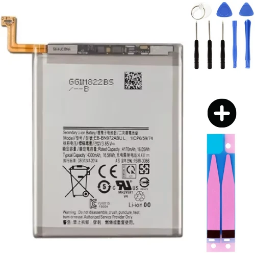 Samsung Galaxy Note 10 N970f Uyumlu A Kalite Batarya Pil + Montaj Seti ürün görseli 1