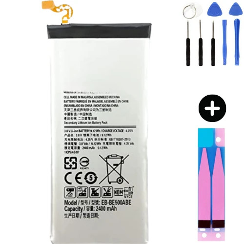 Samsung Galaxy E5 E500f Uyumlu A Kalite Batarya Pil + Montaj Seti ürün görseli 1