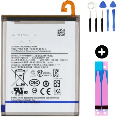 Samsung Galaxy M10 M105f Uyumlu A Kalite Batarya Pil + Montaj Seti ürün görseli 1