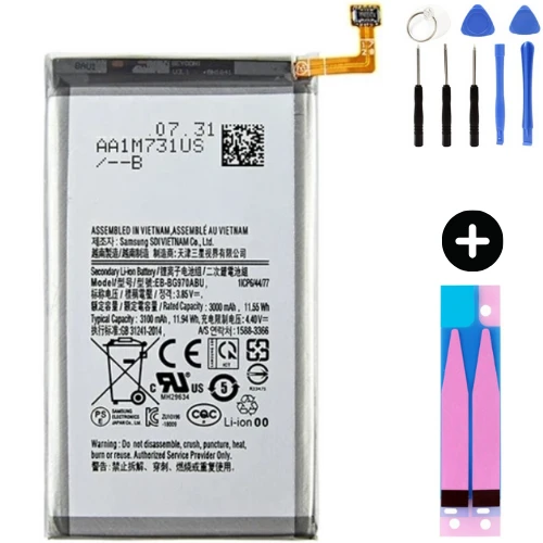 Samsung Galaxy S10 Lite G970f Uyumlu A Kalite Batarya Pil + Montaj Seti ürün görseli 1
