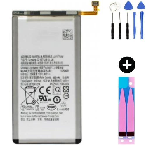 Samsung Galaxy S10 Plus G975f Uyumlu A Kalite Batarya Pil + Montaj Seti ürün görseli 1