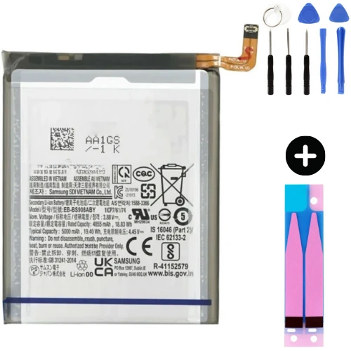 Samsung Galaxy S22 Ultra S908 Uyumlu A Kalite Batarya Pil + Montaj Seti ürün görseli 1