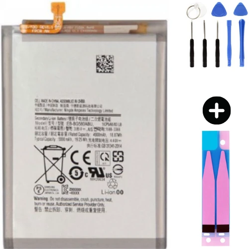Samsung Galaxy M30 M305f Uyumlu Güçlendirilmiş İthal Pil + Montaj Seti ürün görseli 1