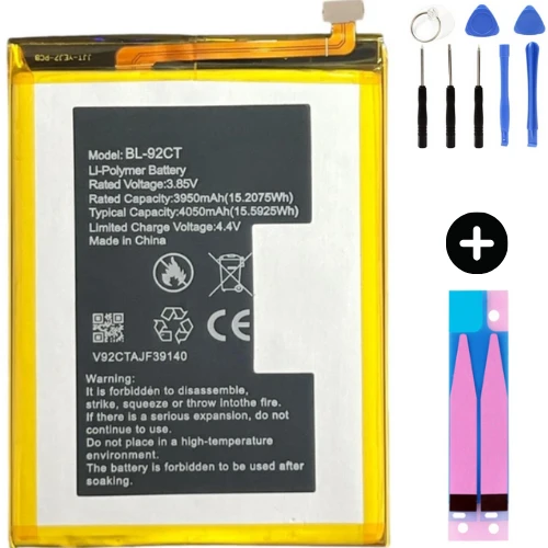 General Mobile GM 20 Pro Uyumlu Güçlendirilmiş İthal Pil + Montaj Seti ürün görseli 1