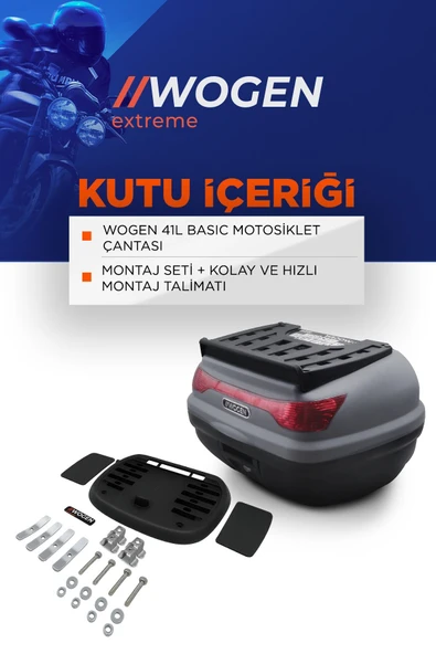 WOGEN WG41 ARKA ÇANTA 41 L BASİC (NARDO GRİ) - Resim 2