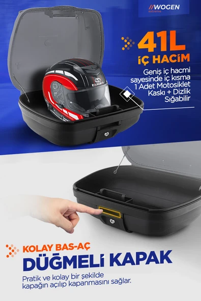 WOGEN WG41 ARKA ÇANTA 41 L BASİC (NARDO GRİ) - Resim 3