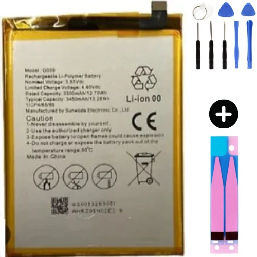 General Mobile GM 9 Plus Uyumlu A Kalite Batarya Pil + Montaj Seti ürün görseli 1