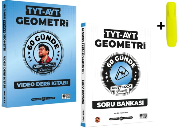 60 Günde TYT-AYT Geometri Video Ders Ve Soru Kitabı Mert Hoca Yayınları ürün görseli 1