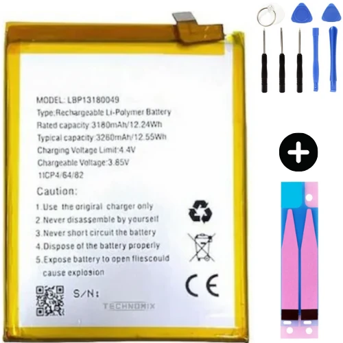 Casper G4 Uyumlu Güçlendirilmiş İthal Pil + Montaj Seti ürün görseli 1