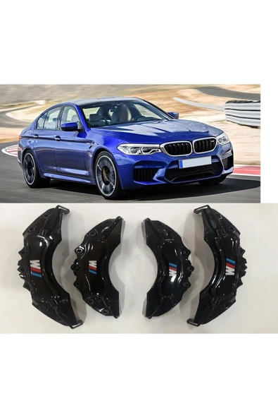 BMW G30 ///M SİYAH 17-18-19 JANTA UYUMLU 4.LÜ KALİPER KAPAGI ürün görseli 1