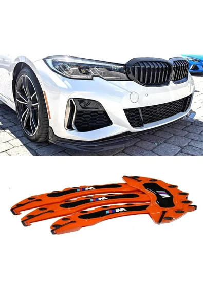 BMW G20 ///M TURUNCU 17-18-19 JANTA UYUMLU 4.LÜ KALİPER KAPAGI ürün görseli 1