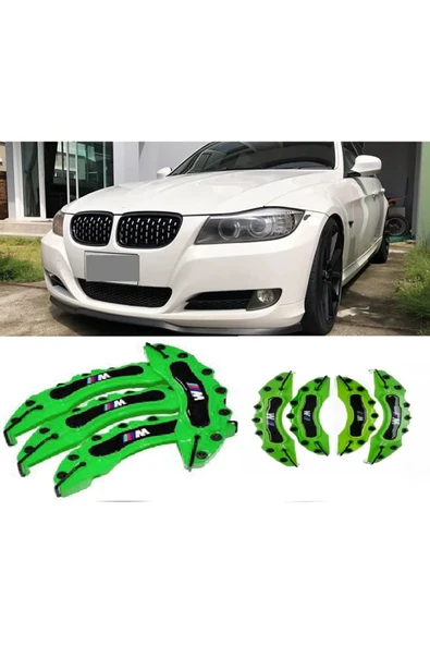BMW E90 ///M YEŞİL 17-18-19 JANTA UYUMLU 4.LÜ KALİPER KAPAGI ürün görseli 1