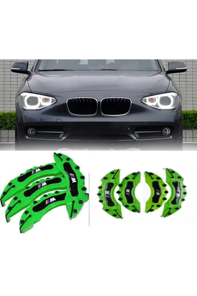 BMW F20 ///M YEŞİL 17-18-19 JANTA UYUMLU 4.LÜ KALİPER KAPAGI ürün görseli 1