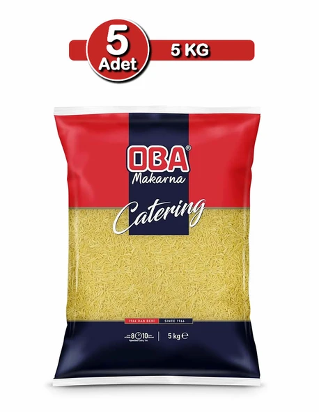 Oba Arpa Şehriye 5 Kg X 5 Adet | Toplu Kullanım Paketi ürün görseli 1