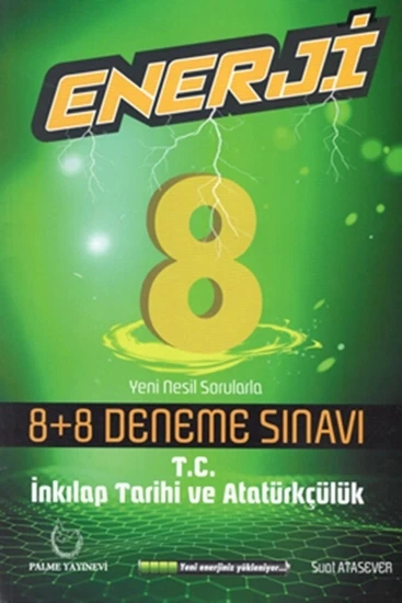 Palme 8.Sınıf Inkilap Tarihi Enerji 8+8 Deneme Sinavi ürün görseli 1