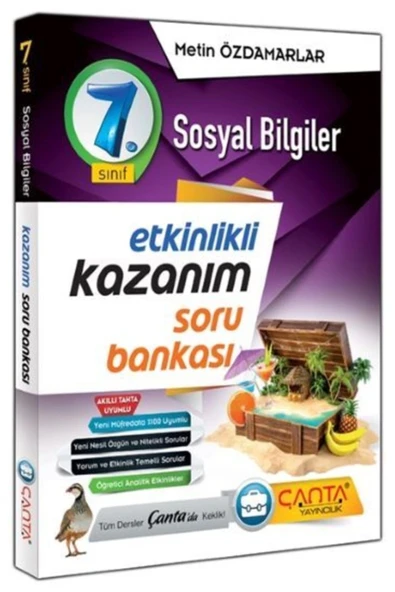Çanta 7.Sınıf Sosyal Bilgiler Etkinlikli Soru Bankası ürün görseli 1