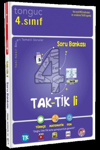 Tonguç 4.Sınıf Taktikli Soru Bankası ürün görseli 1