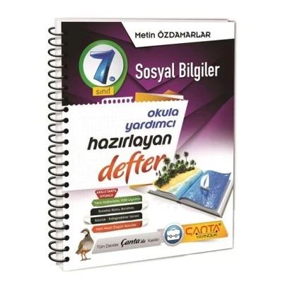 Çanta 7.Sınıf Sosyal Bilgiler Hazırlayan Defter ürün görseli 1