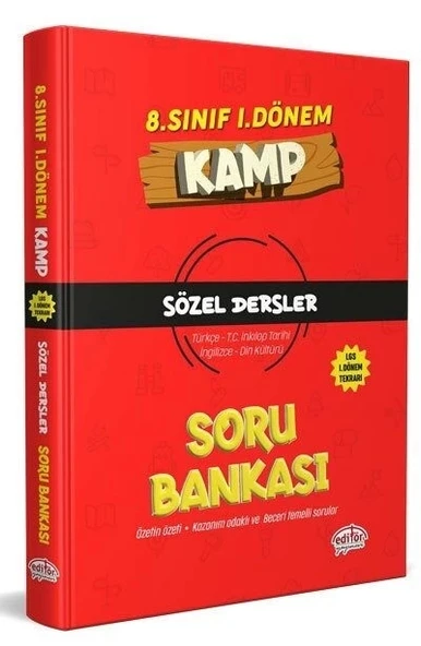 Editör 8.Sınıf 1.Dönem Sözel Soru Bankası ürün görseli 1