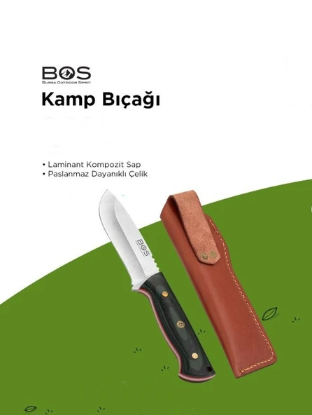 Boss Paslanmaz Çelik Kamp Bıcağı ürün görseli 1
