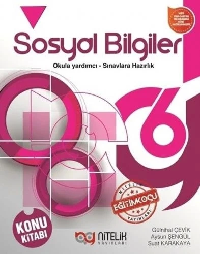 6.Sınıf Sosyal Bilgiler Konu Kitabı Nitelik ürün görseli 1