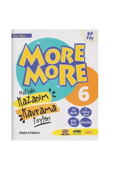 6.Sınıf More More Haftalık Kazanım Föy ürün görseli 1