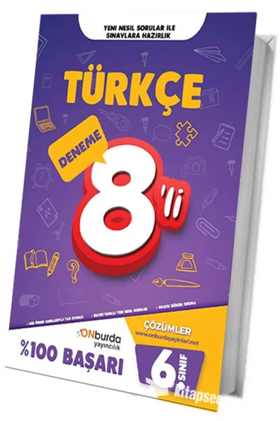 Onburda 6.Sınıf Türkçe 8 Deneme ürün görseli 1