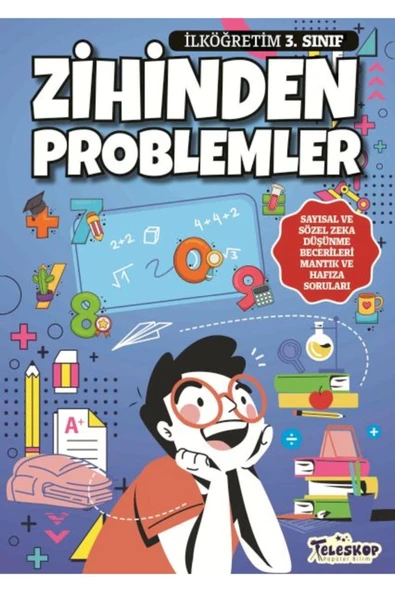 3.Sınıf Zihinden Problemler Teleskop ürün görseli 1