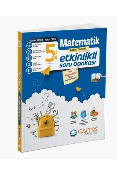 Çanta 5.Sınıf Matematik Etkinlikli Soru Bankası ürün görseli 1