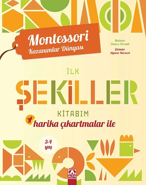 Montessori̇ Kazanimlar Dünyasi İlk Şeki̇Ller Ki̇Tabim Altın Ki̇Taplar ürün görseli 1