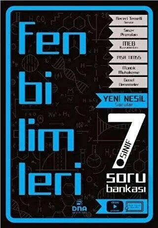 Dna 7.Sınıf Fen Bilimleri Yeni Nesil Soru Bankası ürün görseli 1