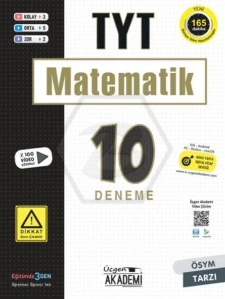 Üçgen Tyt Matematik 10 Deneme ürün görseli 1