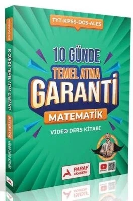 Paraf Tyt Kpss Dgs Ales 10 Günde Temel Atma Garanti Matematik Video Ders Anlatımlı ürün görseli 1