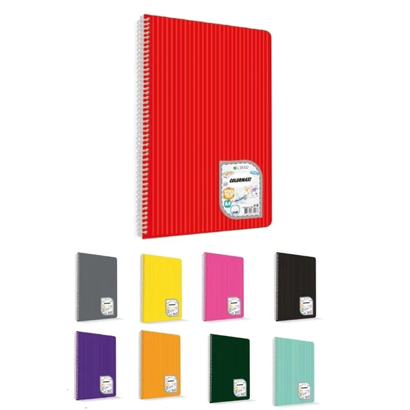 Çınar 73013 Colormaxı Sipiralli A4 Pp Kapak 60 Yp Çizgili Defter ürün görseli 1
