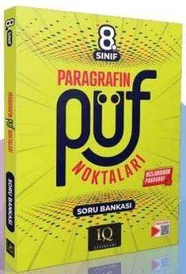 8.Sınıf Paragrafın Püf Noktaları Soru Bankası Iq yayınları ürün görseli 1