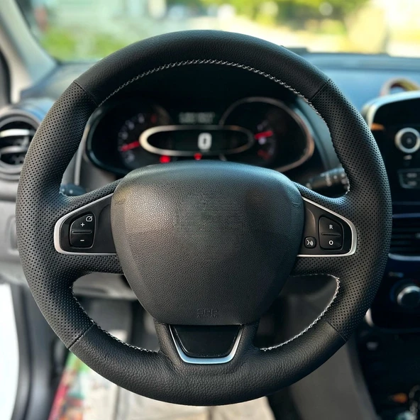 Clio 4 Faz 2 Araca Özel Direksiyon Kılıfı (Aracınızın Direksiyon Teyit Ediniz) ürün görseli 1