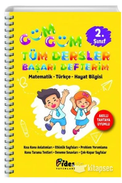 Fides 2.Sınıf Tüm Dersler Güm Güm Başarı Defterim ürün görseli 1